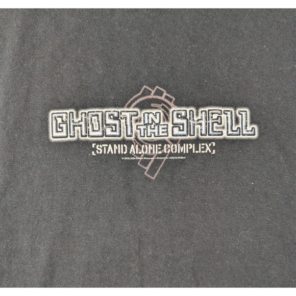 Ghost In The Shell Graphic Shirt Vintage Y2K Stand Alone Complex Promo Manga - Picture 4 of 7